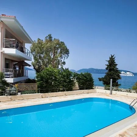 Deluxe Kefalonia Amaryllis 1 Bedroom Outdoor Pool Karavomilos Villa Karavomylos