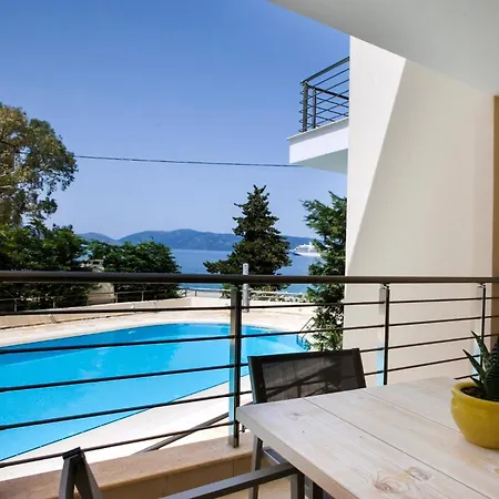 Villa Deluxe Kefalonia Amaryllis 1 Bedroom Outdoor Pool Karavomilos